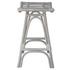 Imari Rattan Counter Stool In Gray White Washed  by New Pacific Direct