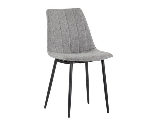 Drew Dining Chair - Black - Light Grey by Sunpan