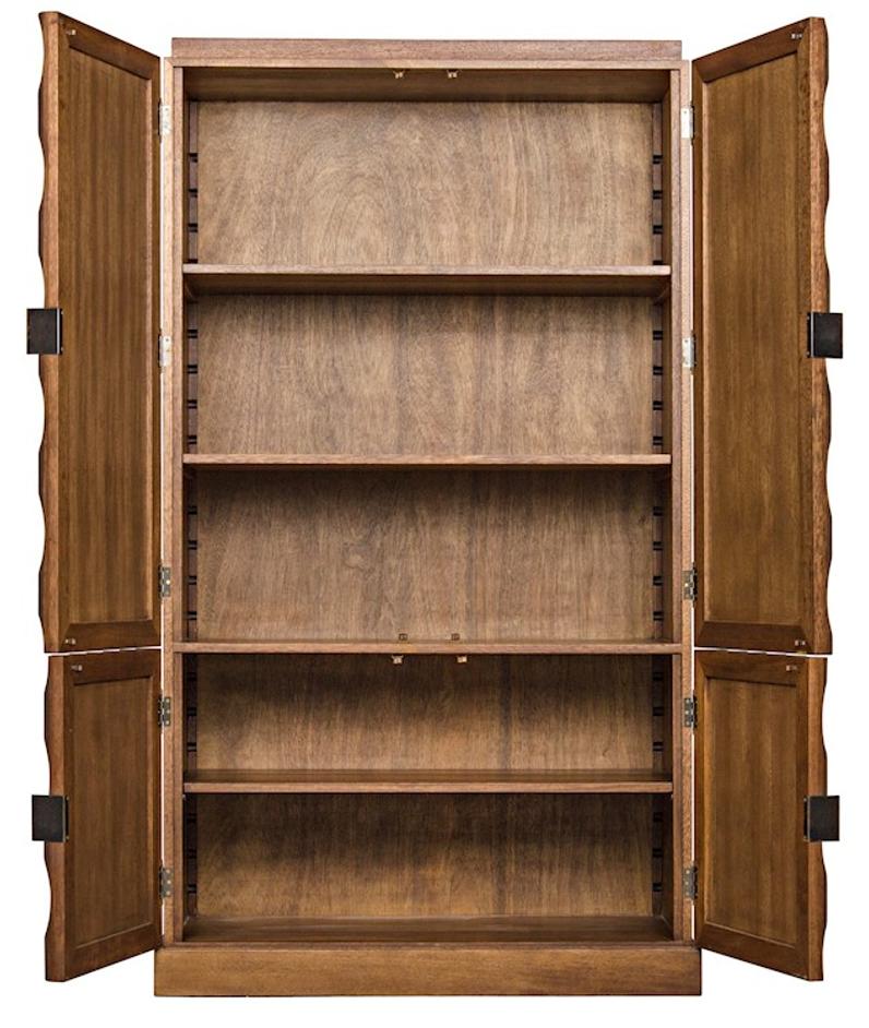 Alameda Hutch, Dark Walnut by Noir Furniture