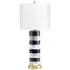 Bristle Brush Table Lamp in Blue by Cyan Design