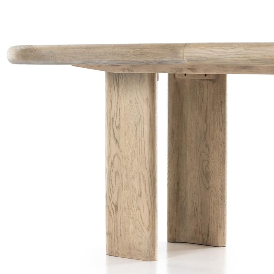 Jaylen Extension Dining Table In Yucca Oak by FOUR HANDS