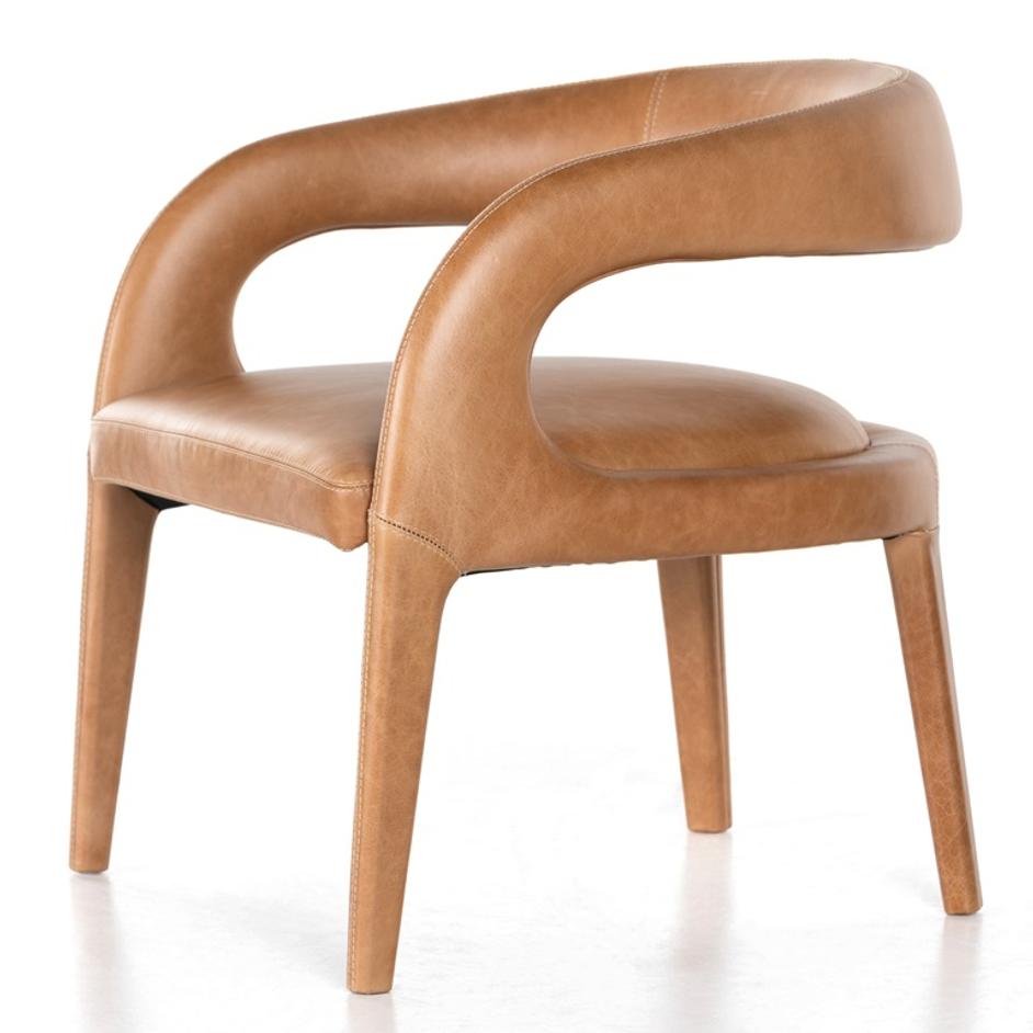 Hawkins Chair In Sonoma Butterscotch by FOUR HANDS