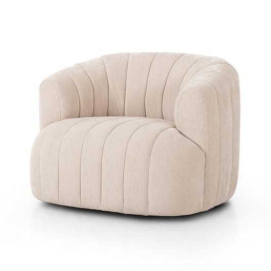 Elliana Swivel Chair - Blamont Cream by Four Hands