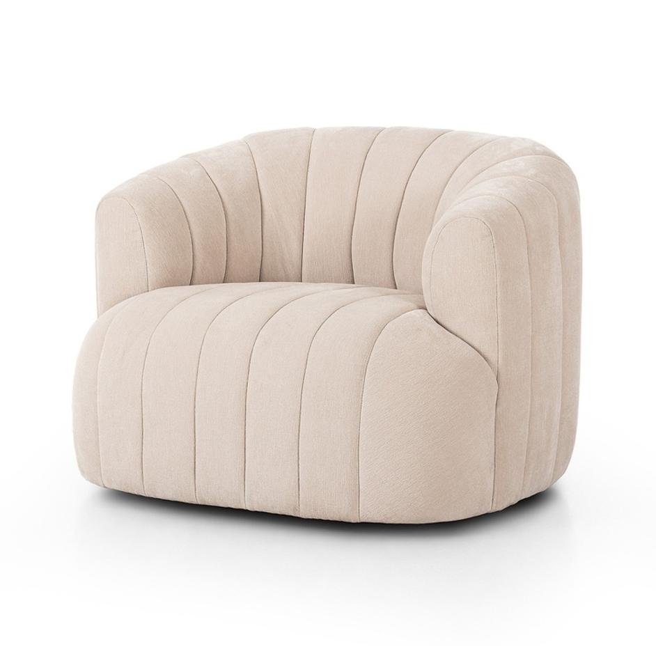 Elliana Swivel Chair - Blamont Cream by Four Hands