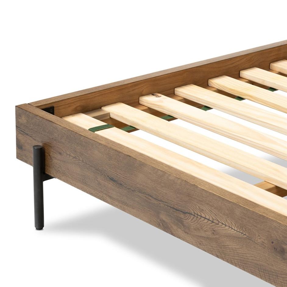 Eaton Queen Bed - Amber Oak Resin by Four Hands