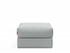 CORNILA OTTOMAN in MELANGE GREY FABRIC 538 by INNOVATION USA