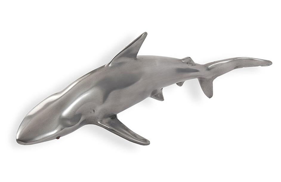 Whaler Shark, Polished Aluminum by PHILLIPS COLLECTION