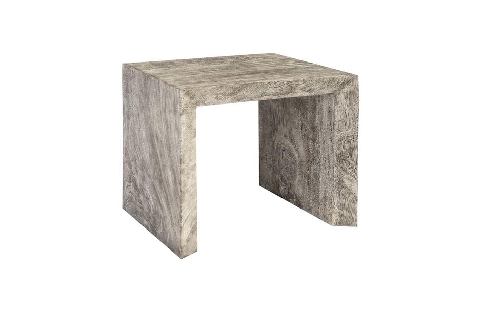 Waterfall Side Table, Gray Stone by PHILLIPS COLLECTION