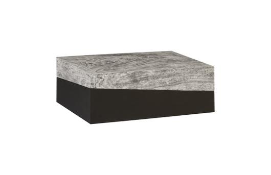 Geometry Coffee Table, Gray Stone by PHILLIPS COLLECTION