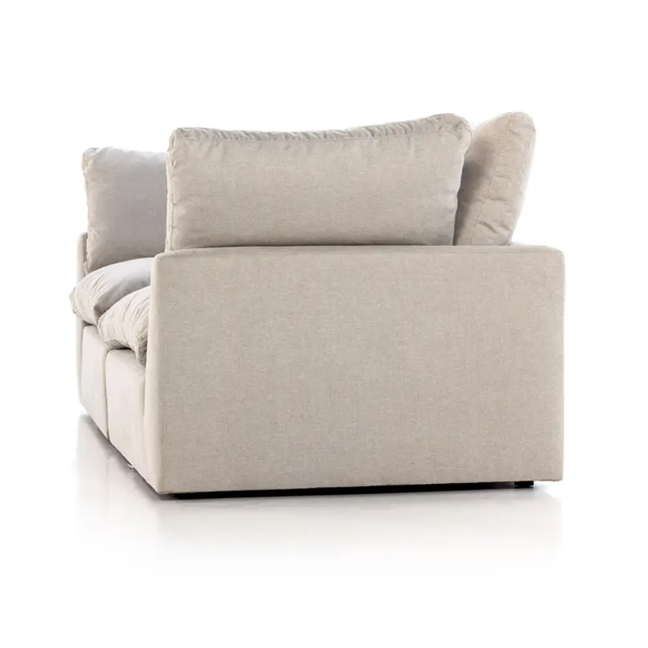 Stevie 2 Pc Sectional Sofa In Dstn Flannel by FOUR HANDS