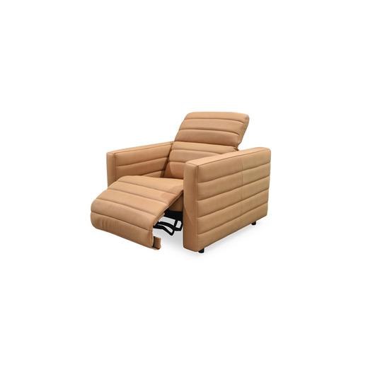 Juno Power Recliner Chair Tan Leather by Moes Home