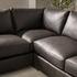 Bryson Top Grain Leather 3pc Sectional Lush by Classic Home