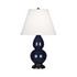 Midnight Small Double Gourd Accent Lamp by Robert Abbey