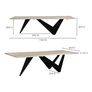 BIRD DINING TABLE LARGE by Moes Home