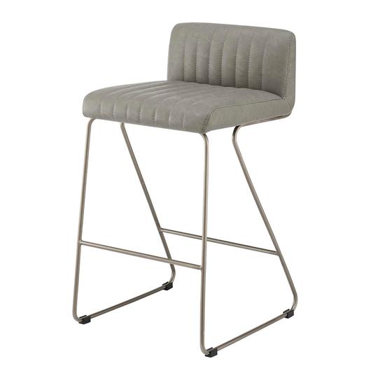 Raoul Counter Stool In Antique Graphite Gray by New Pacific Direct