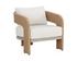 PYLOS LOUNGE CHAIR - NATURAL - LOUIS CREAM by Sunpan