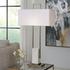 Column White Marble Table Lamp by Uttermost