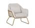 Watts Armchair - Gold - Polo Club Muslin / Bravo Cream by Sunpan