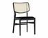 Annex Dining Chair - Black - Velvet Black by Sunpan