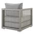 Harman Rattan Outdoor Patio Armchair In Gray Gray by Modway Furniture