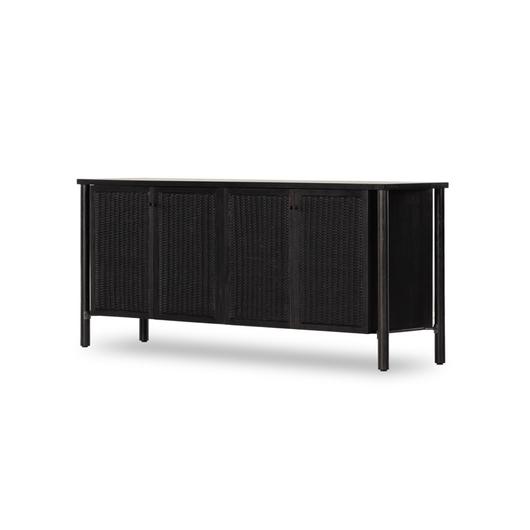 Veta Sideboard In Black Cane by FOUR HANDS