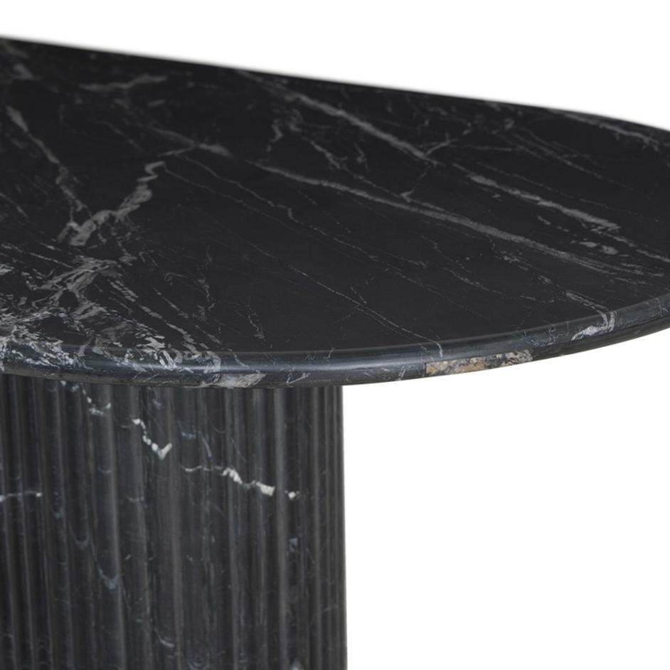 Oranda Dining Table - Black Marble by Four Hands