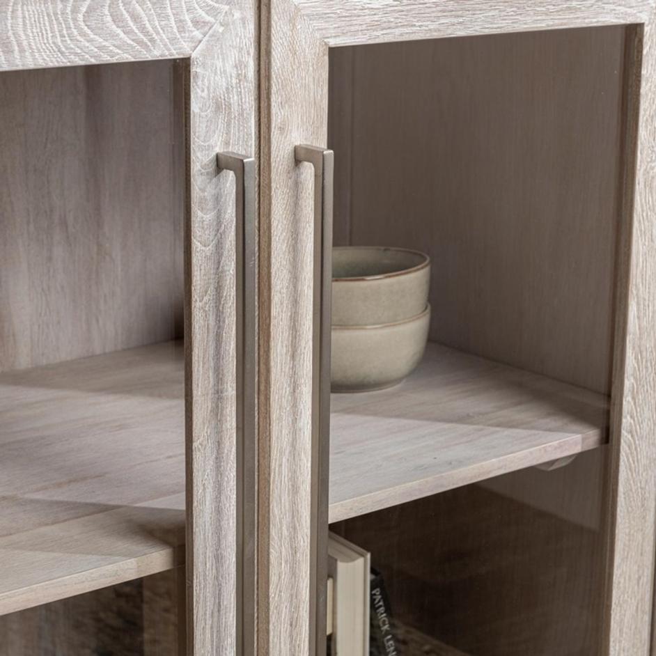 Bradley Oak Wood 2Dr Cabinet by Classic Home