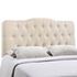 Elsa Full Upholstered Fabric Headboard In Ivory by Modway Furniture