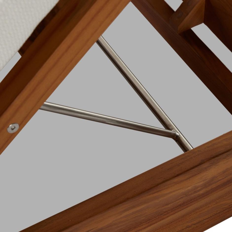 Kinta Outdoor Double Chaise Lounge - Faye Cream by Four Hands