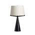 Ziggy Table Lamp - Hammered Black Aluminum by Four Hands