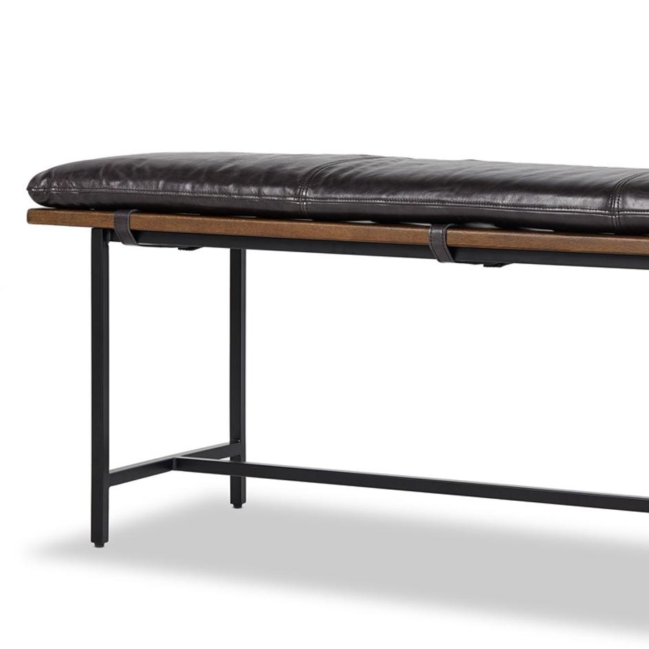 Gabine Accent Bench - Sonoma Black by Four Hands