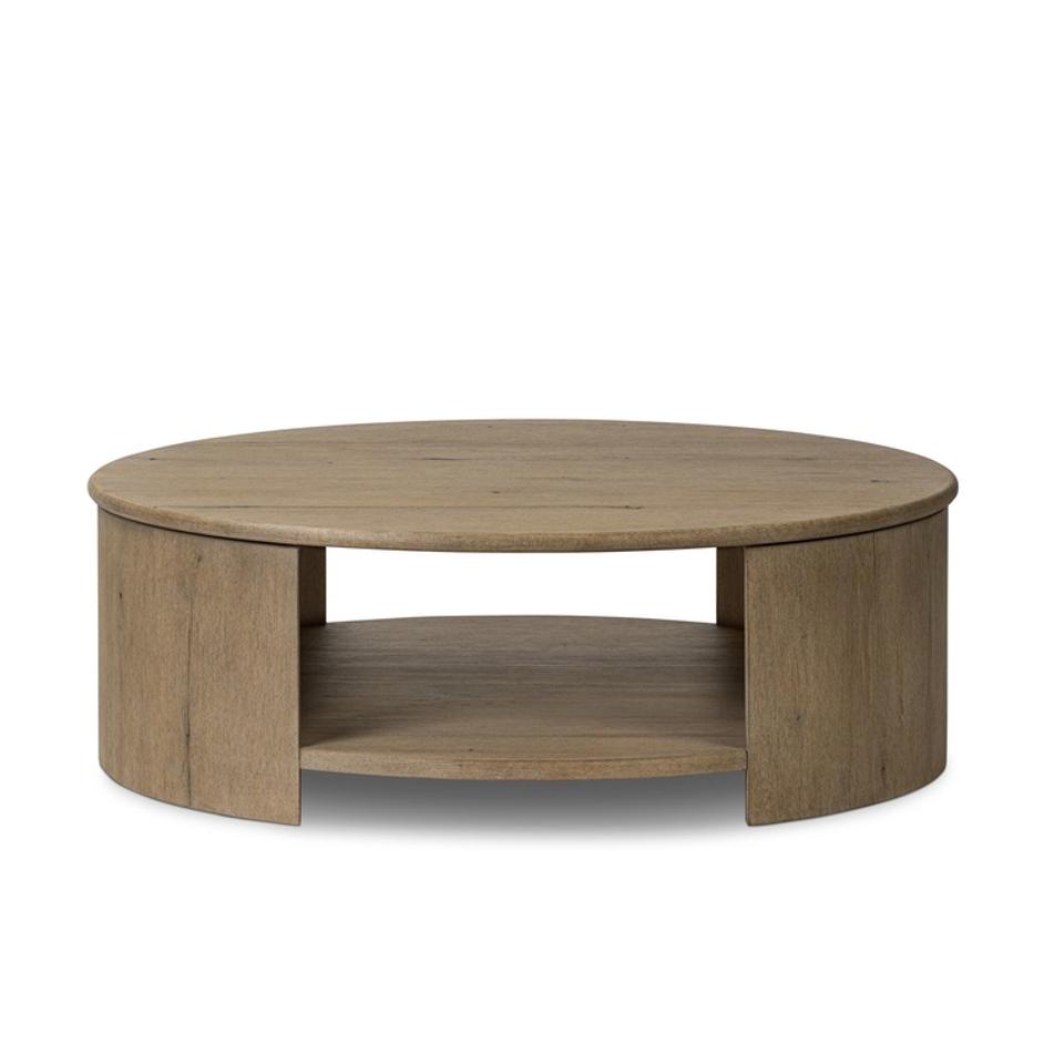 Farrow Coffee Table - Drifted Oak Veneer by Four Hands