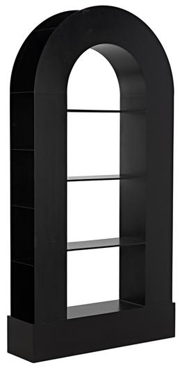 Triumph Bookcase, Black Steel by Noir Furniture