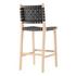 Marco PU Counter Stool, Black by New Pacific Direct