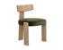 HORTON DINING CHAIR - RUSTIC OAK - FOREST GREEN by Sunpan