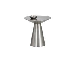 Carmel Side Table - Stainless Steel by Sunpan