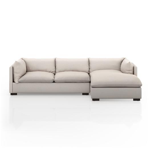 Westwood 2Pc Raf Sectional In 112'' In Moon by FOUR HANDS