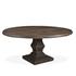 Nimes 72" Round Dining Table, Weathered Mango by Home Trends & Design