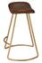 Theo Leather Counter Stool, Brown by Jamie Young