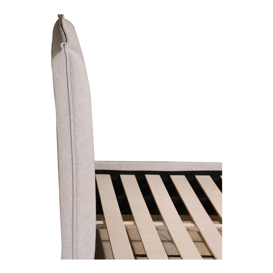 LUZON QUEEN BED LIGHT GREY by Moes Home