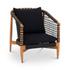 Kuna Outdoor Lounge Chair Black by Moes Home