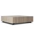 Hudson Large Square Coffee Table - Ashen Walnut by Four Hands