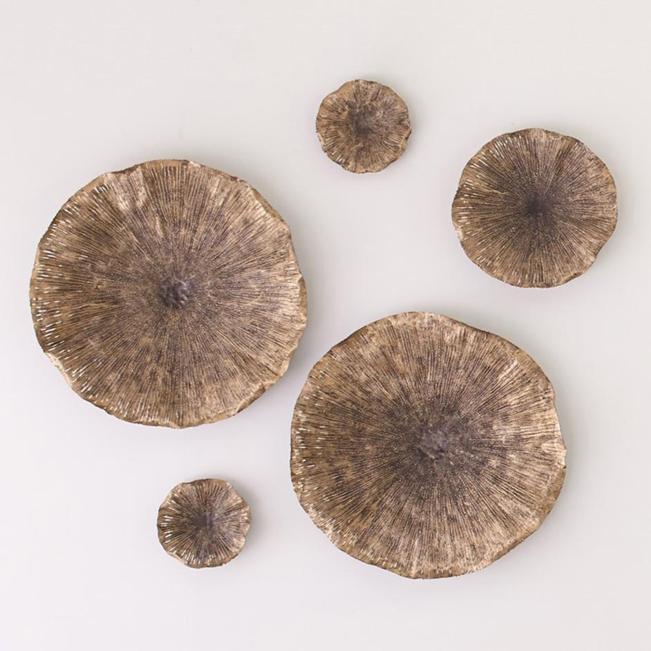 Lotus Wall Art, Copper/Black, Small by PHILLIPS COLLECTION