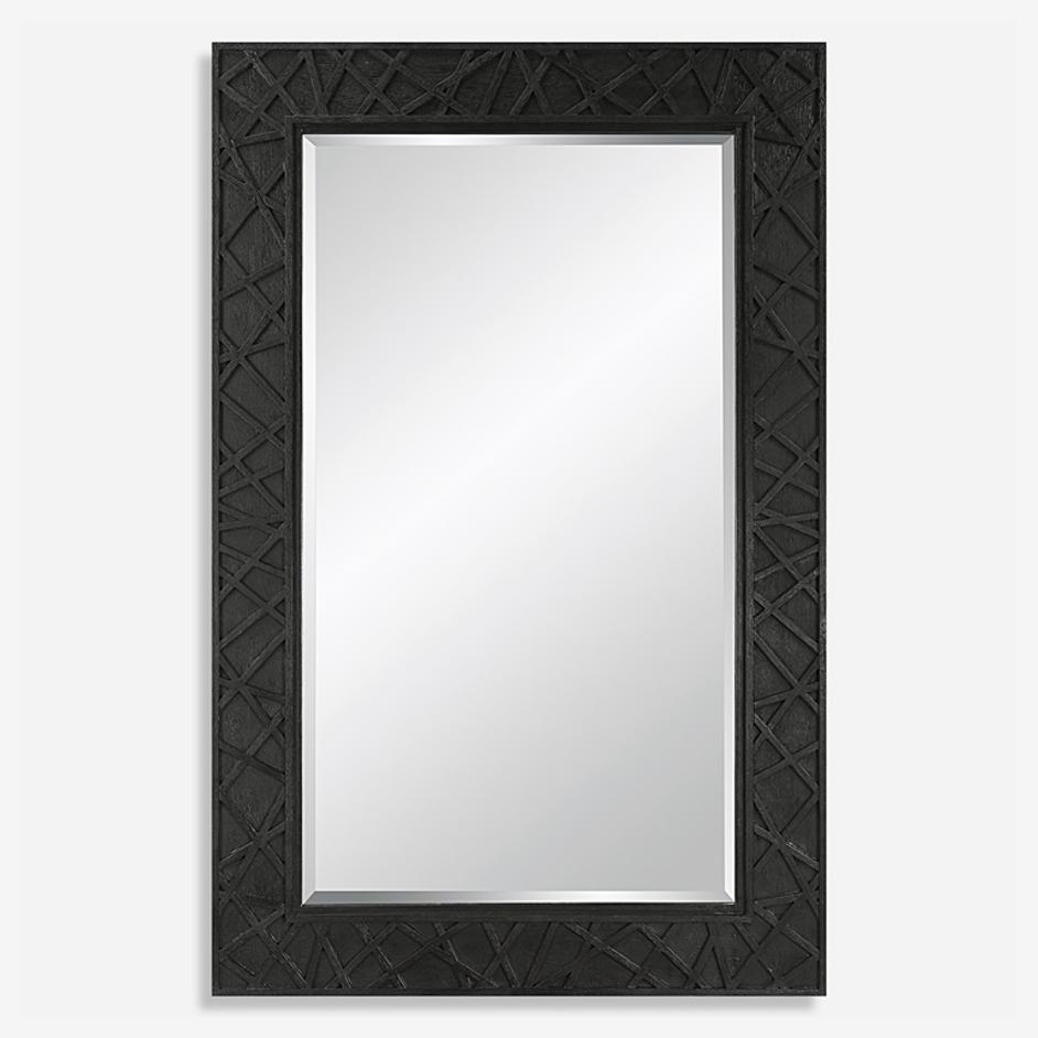 Everest Satin Black Mirror by Uttermost