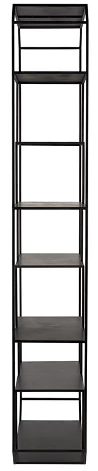 Marquise Bookcase, Black Steel by Noir Furniture