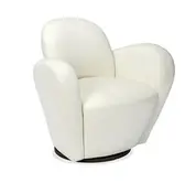 Miami Swivel Chair - Pearl by interlude