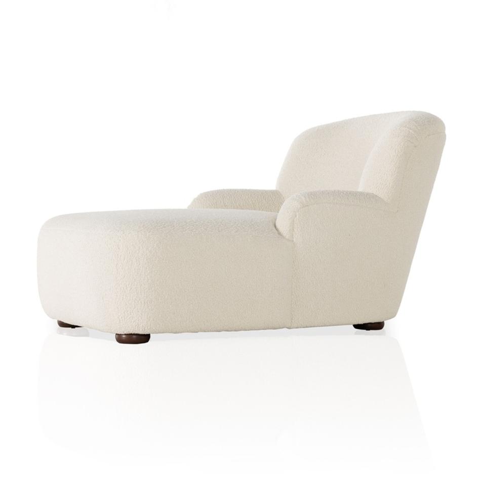 Kadon Chaise Lounge - Sheepskin Natural by Four Hands