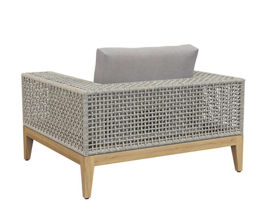 SALERNO ARMCHAIR - PALAZZO TAUPE by Sunpan