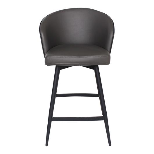 WEBBER SWIVEL COUNTER STOOL CHARCOAL by Moes Home