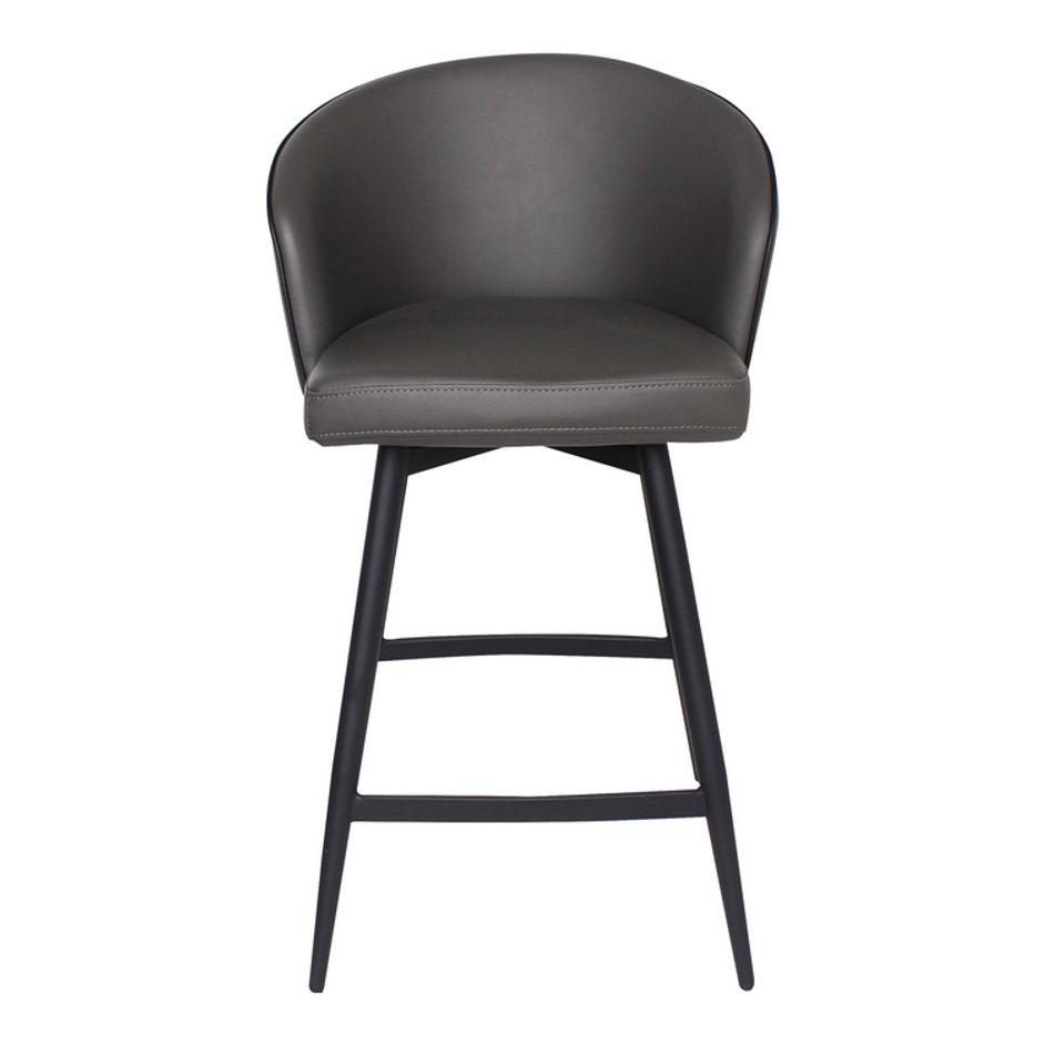 WEBBER SWIVEL COUNTER STOOL CHARCOAL by Moes Home